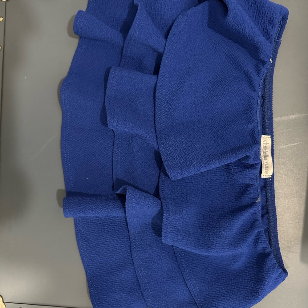 Charlotte Russe Deep Blue Skirt